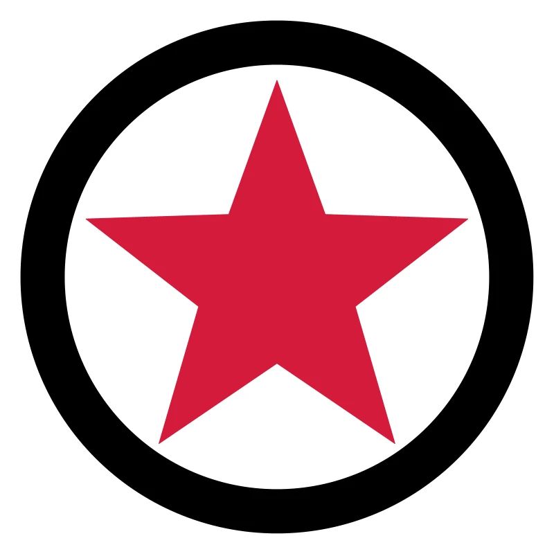 Star Revolution Circle Rebel Anarchy Fight Left