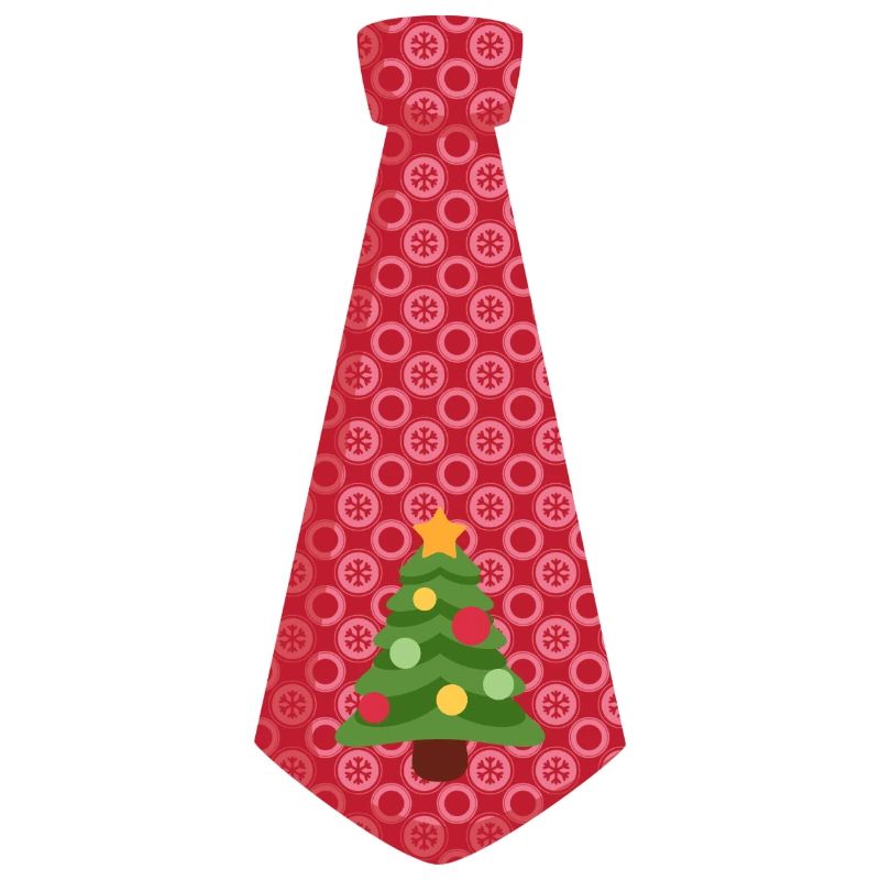Weihnachtskrawatte