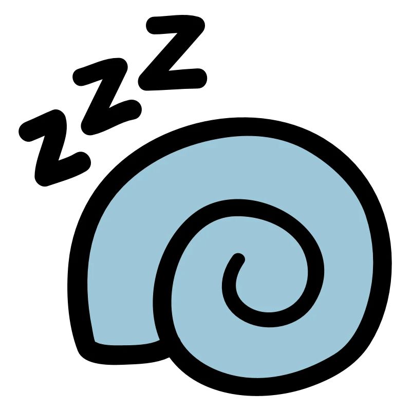 escargot Sleeping
