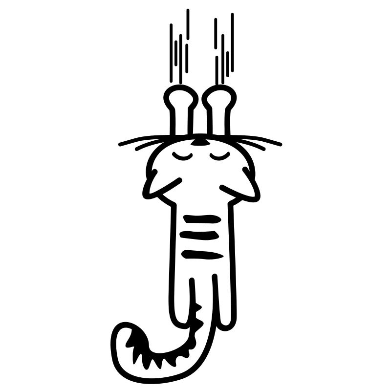 scratching kitty - cat - cats -