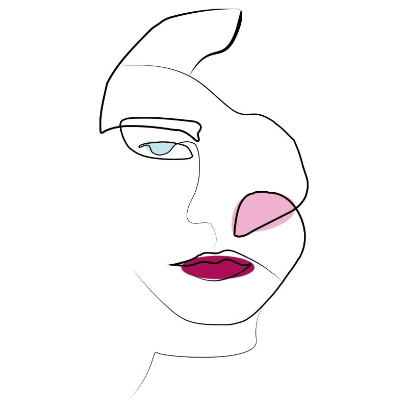 Visage abstrait