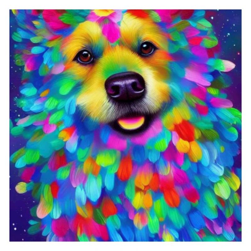 Bunter Hund
