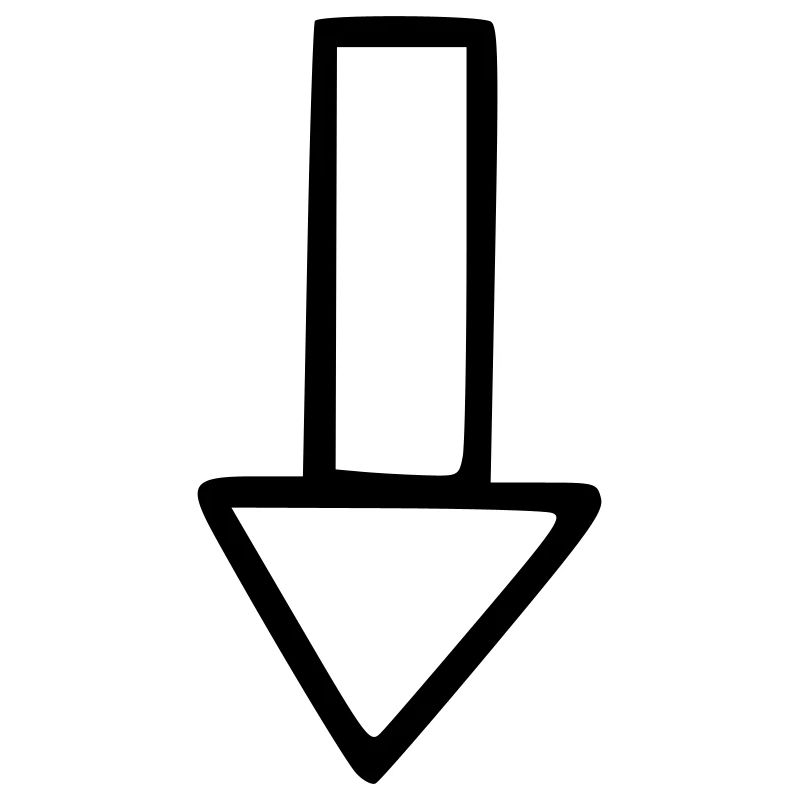 Arrow drawing sketch black