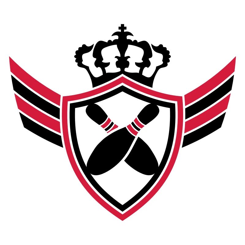 Bowling Pins Blazon Logo Design