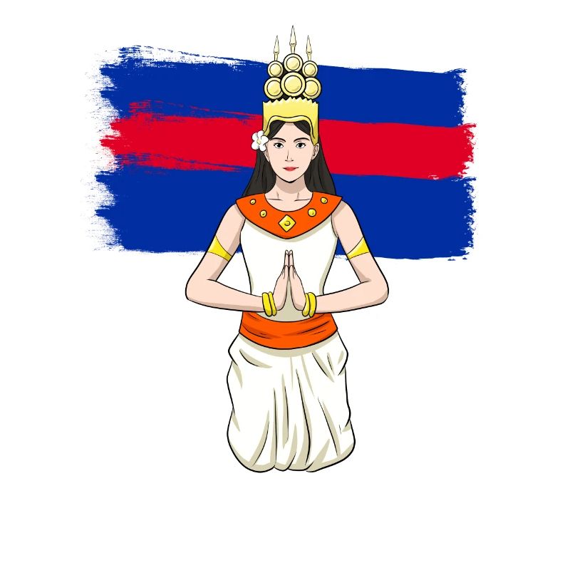 Cambodia Tradition Dance Khmer Apsara I Gift