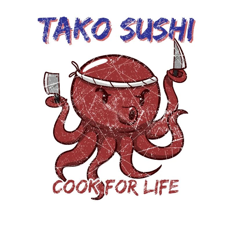 Asiatisk japansk sushiblæksprutte i gave