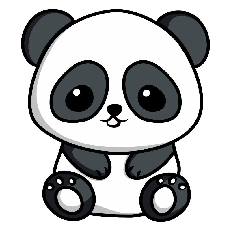 Cute Chibi Panda | Cute panda design
