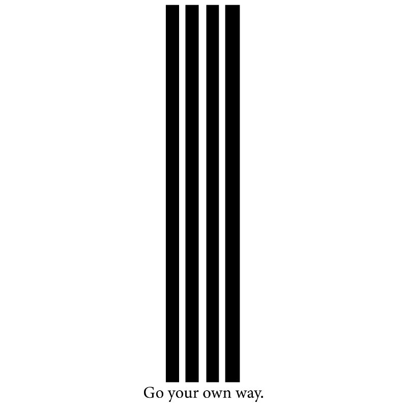 Go your own way Ästhetik ästhetisch Geschenk
