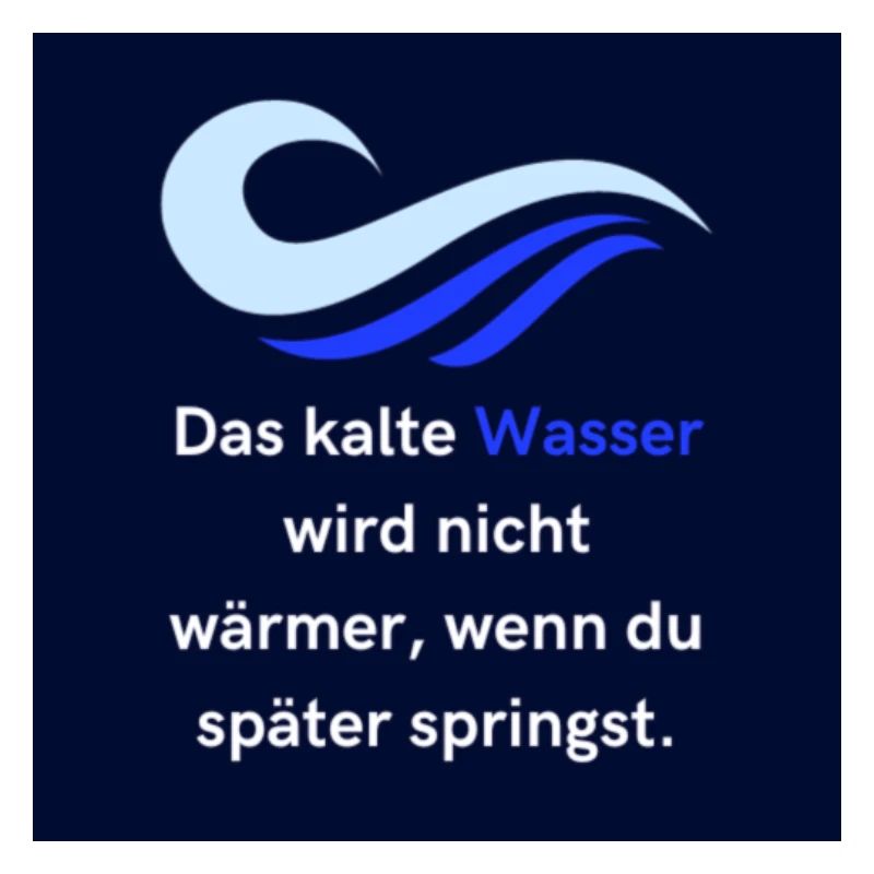 Wasser wird nicht wärmer wenn du später springst
