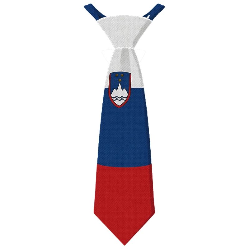 Cravate Slovénie – Conception du drapeau