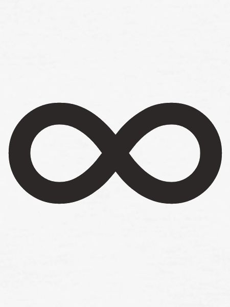 Unendlichkeitszeichen – Minimalistisches Infinity 
