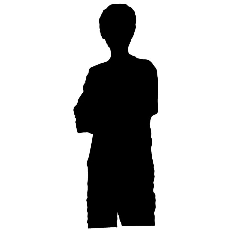 Junge Silhouette