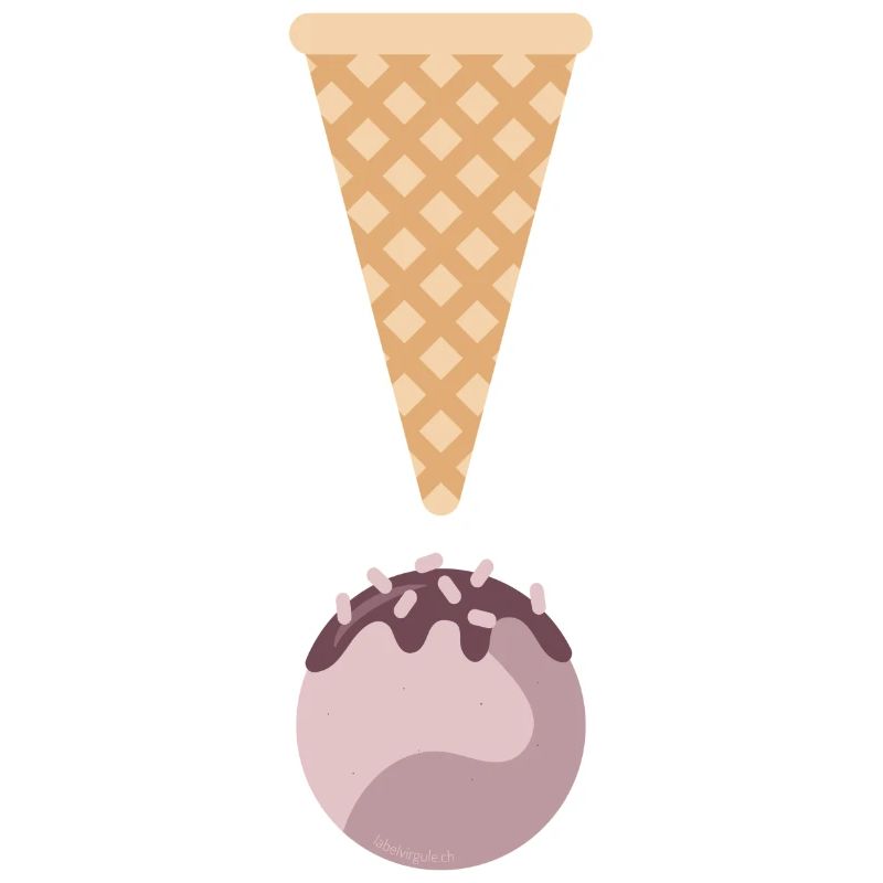 Une glace, un point c'est tout!
