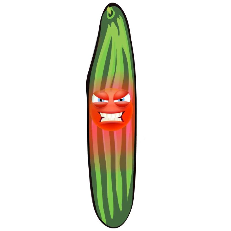 Wütende Gurke, Gurken, Comic, Gurke