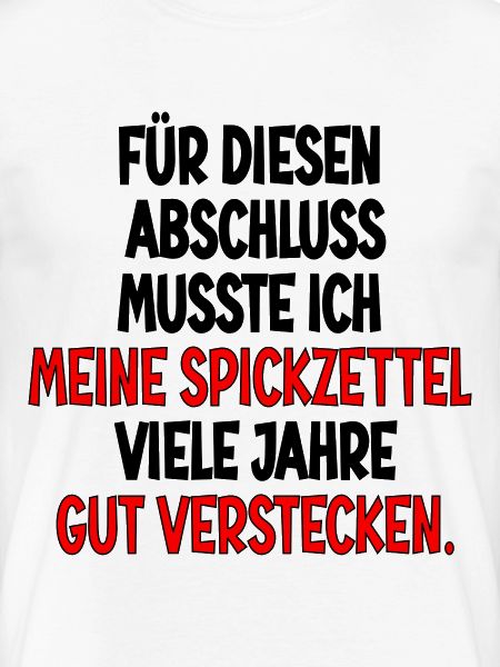 Abschluss Prüfungen Spickzettel