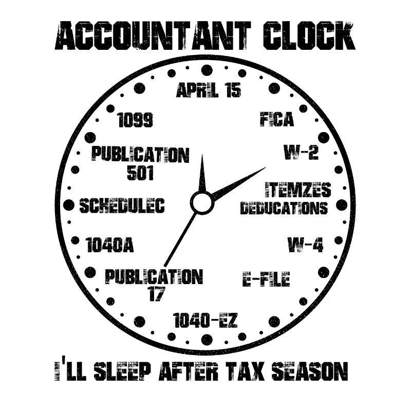Drôle d’horloge comptable CPA Comptabilité