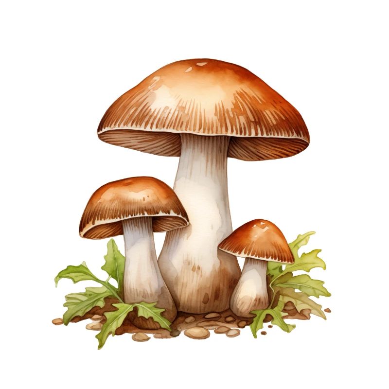 Pendule de la forêt de champignons