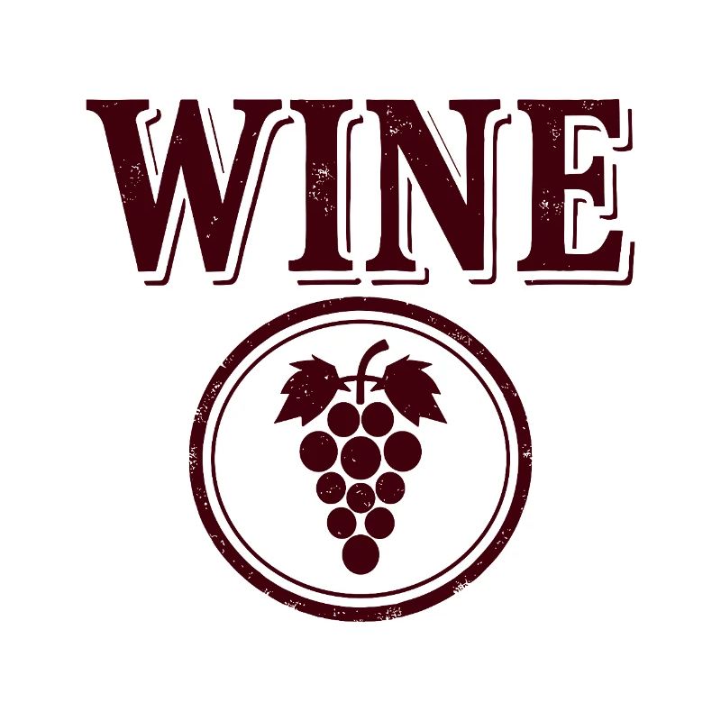 WINE Grape Emblem