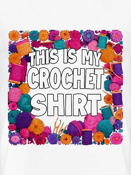 Häkelshirt Farbexplosion