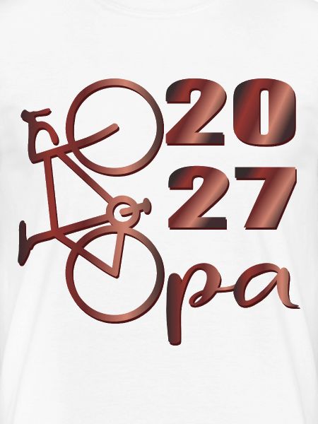 Radfahrer Opa 2027