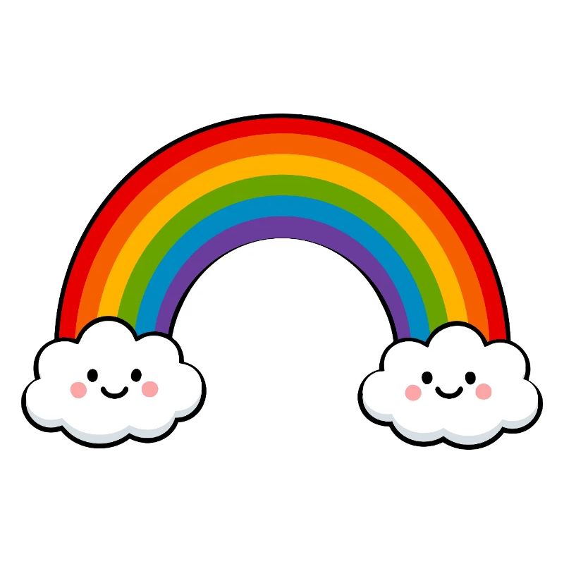 Everything Is Super – Happy Rainbow Clouds