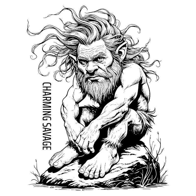 Charming Savage #2 Black Design