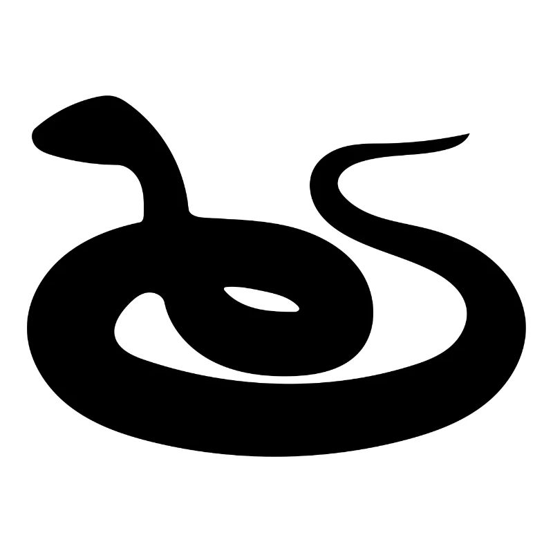 Mamba minimal serpent Reptile Silhouette