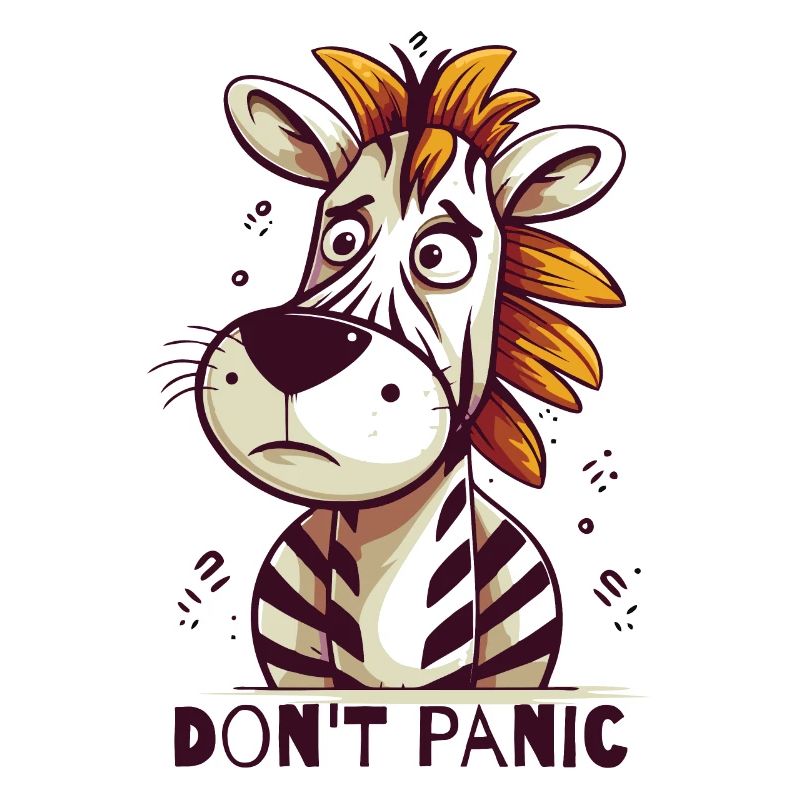 Don't panic, zebra!