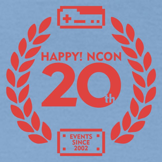 ncon 20th logo red