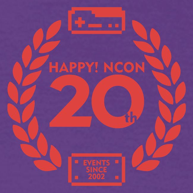ncon 20th logo red