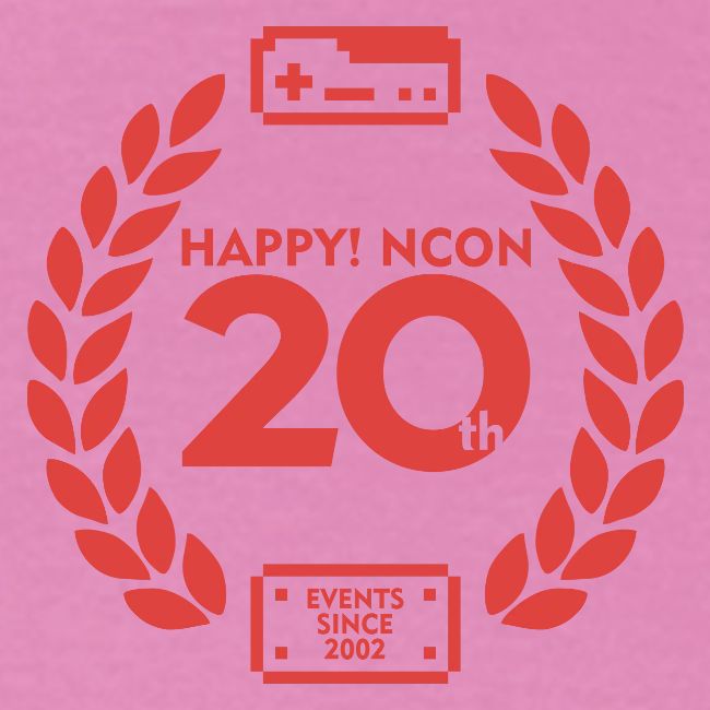 ncon 20th logo red