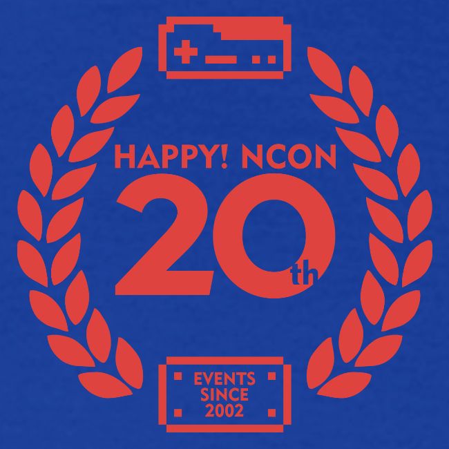 ncon 20th logo red