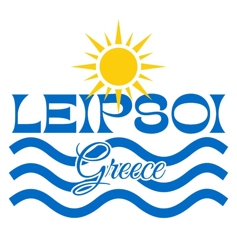 Leipsoi Grèce Vagues de mer Soleil