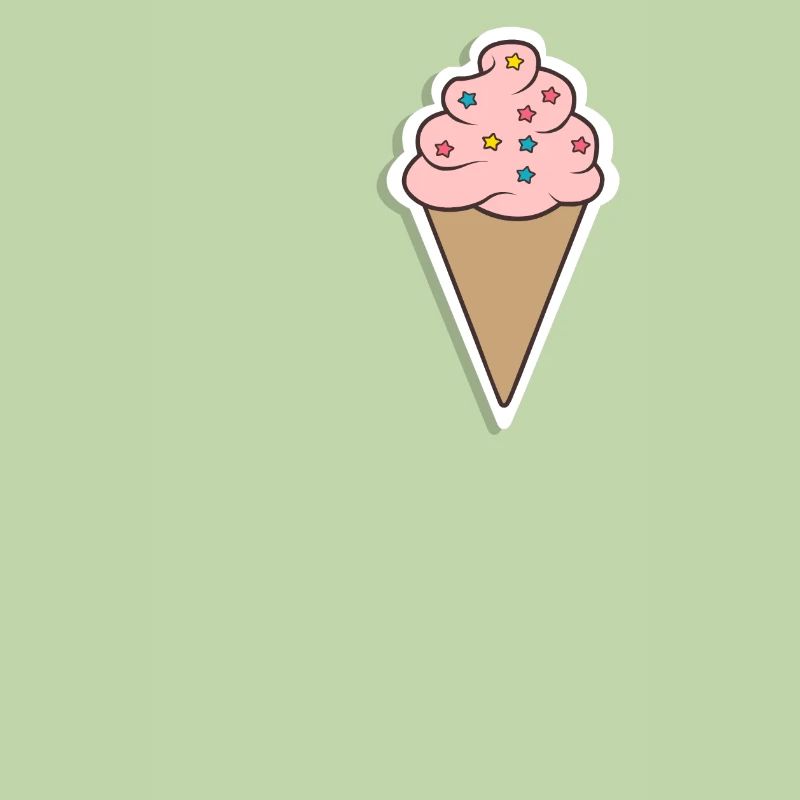 Eiscreme logo Sommer Softeis Geschenkidee