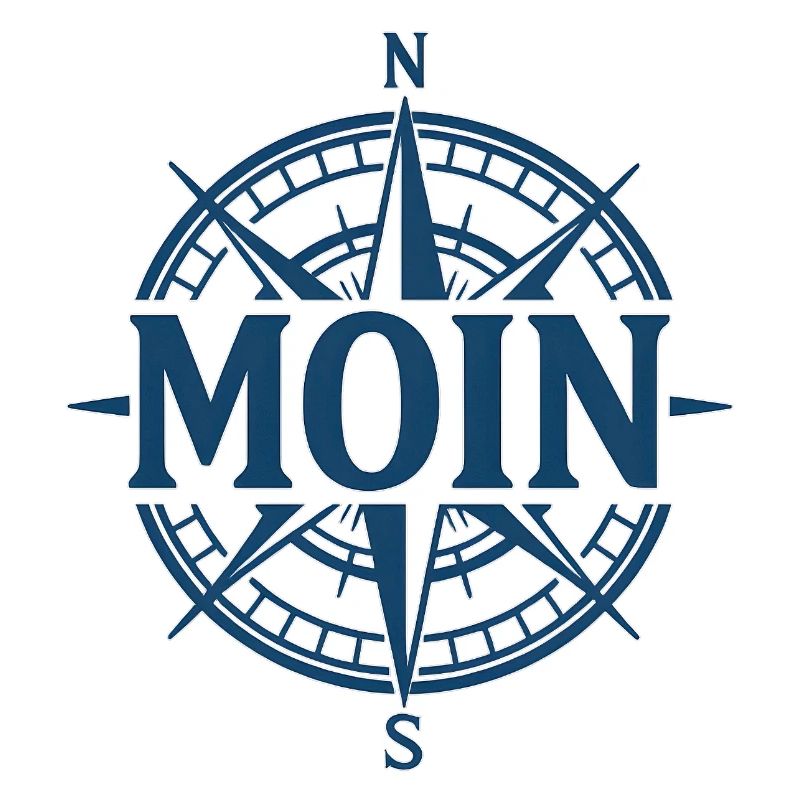 MOIN – Kompassrose Maritimes Design Navigation