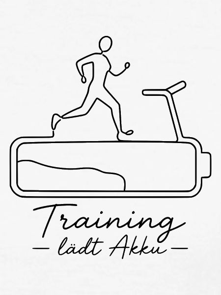 Training lädt Akku