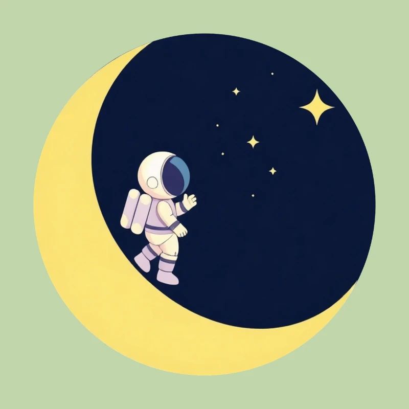 🚀🌙 Träumer Astronaut – Kosmischer Träumer T-Shirt