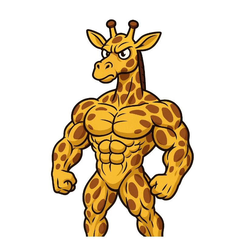 The somewhat different giraffe