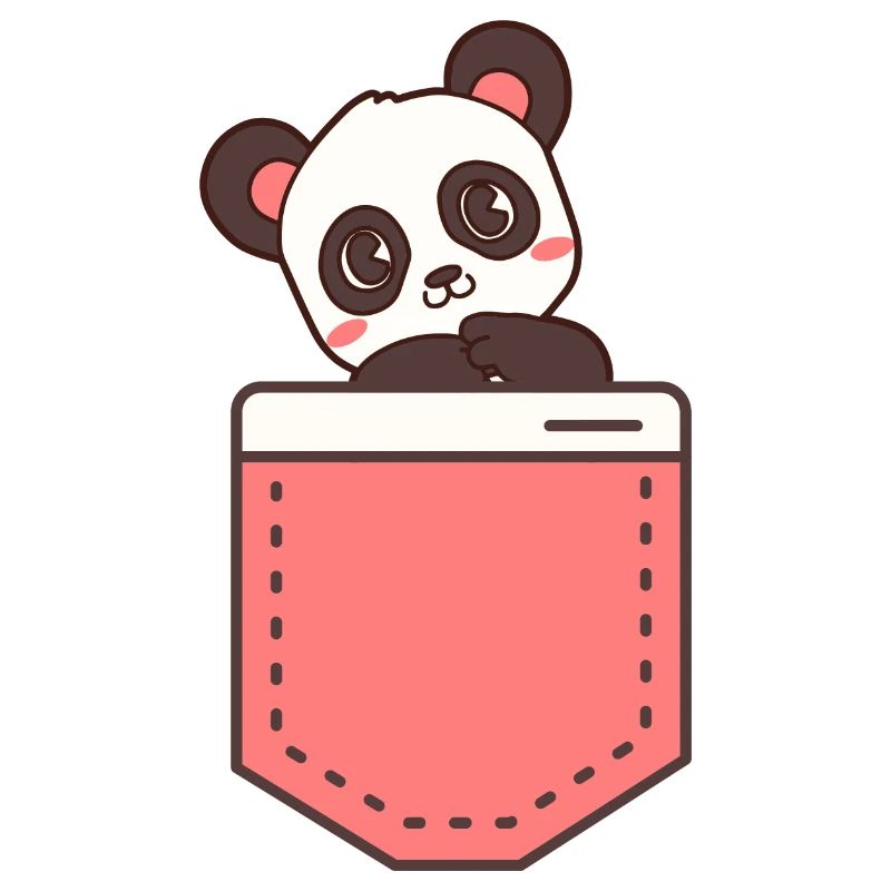 Panda in der Tasche