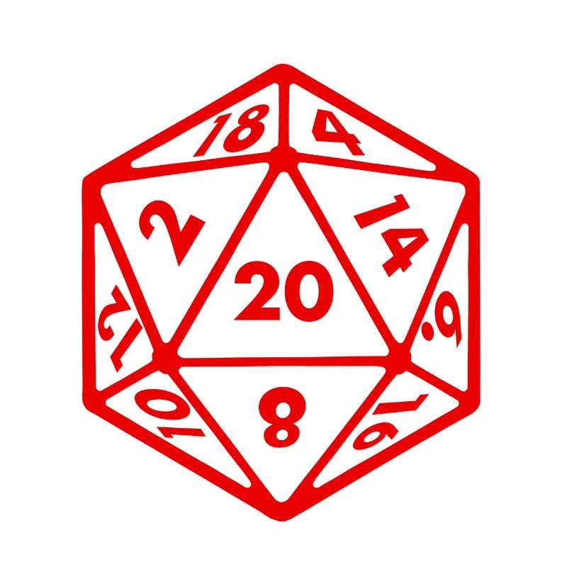 Dice D20 W20 Stylo RPG de table et papier