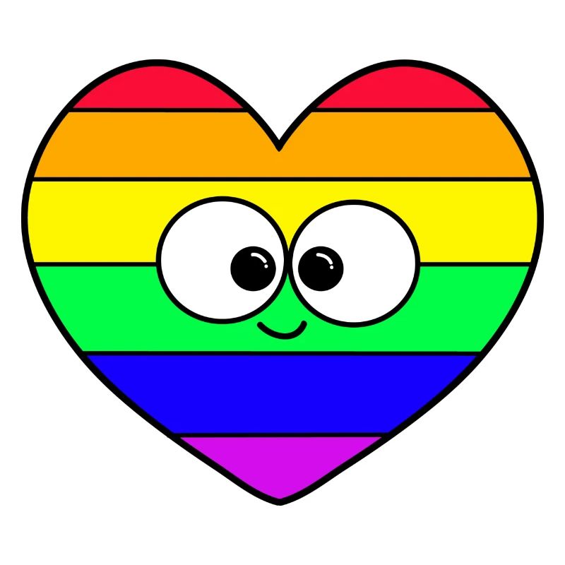 Regenbogen Herz