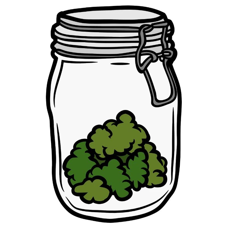 cannabis im glas bubatz im glas