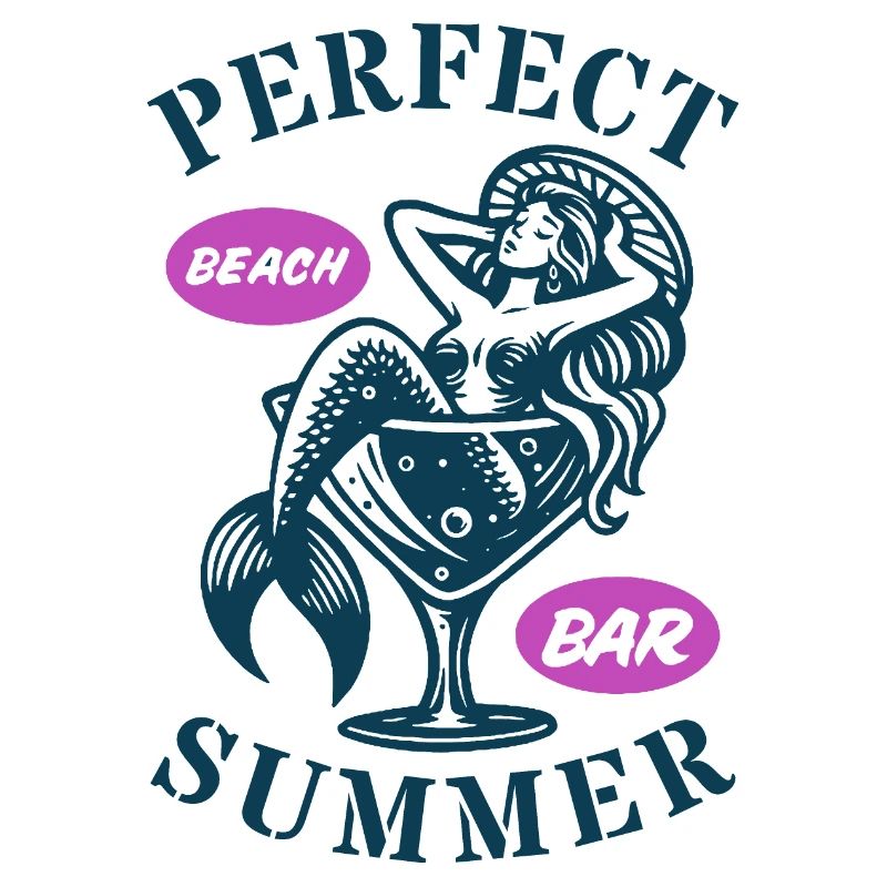 summer beach mermaid