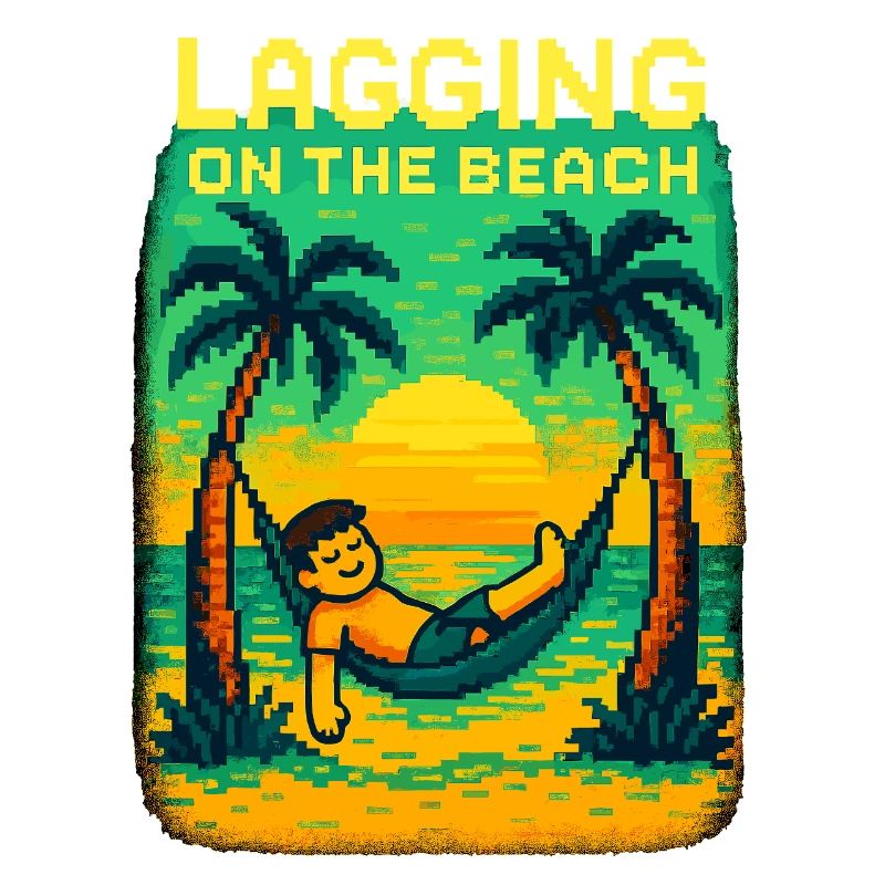Traîner sur la plage – Pixel Summer Vibes