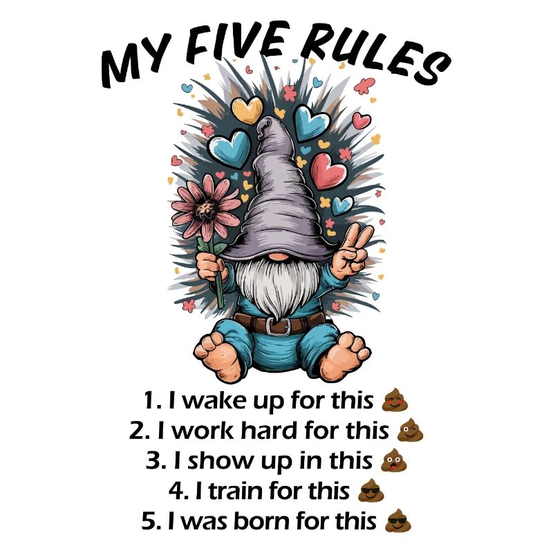 Five Funny Rules for Life with Gnome
