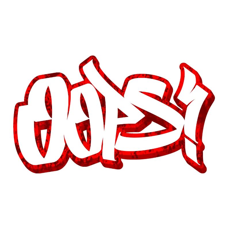 Oops Boobie Embarrassing Graffiti Gift