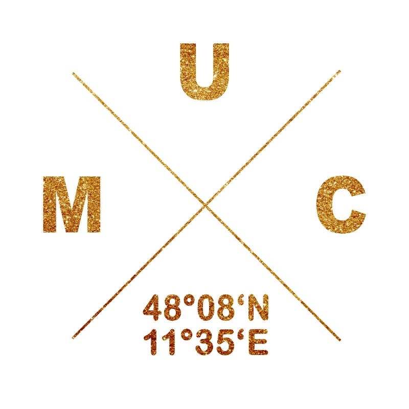 Munich MUC coordinates gift home Bavaria