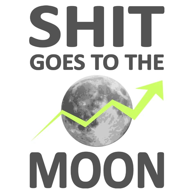 Shit goes to the Moon-Version 2-Satire 2022