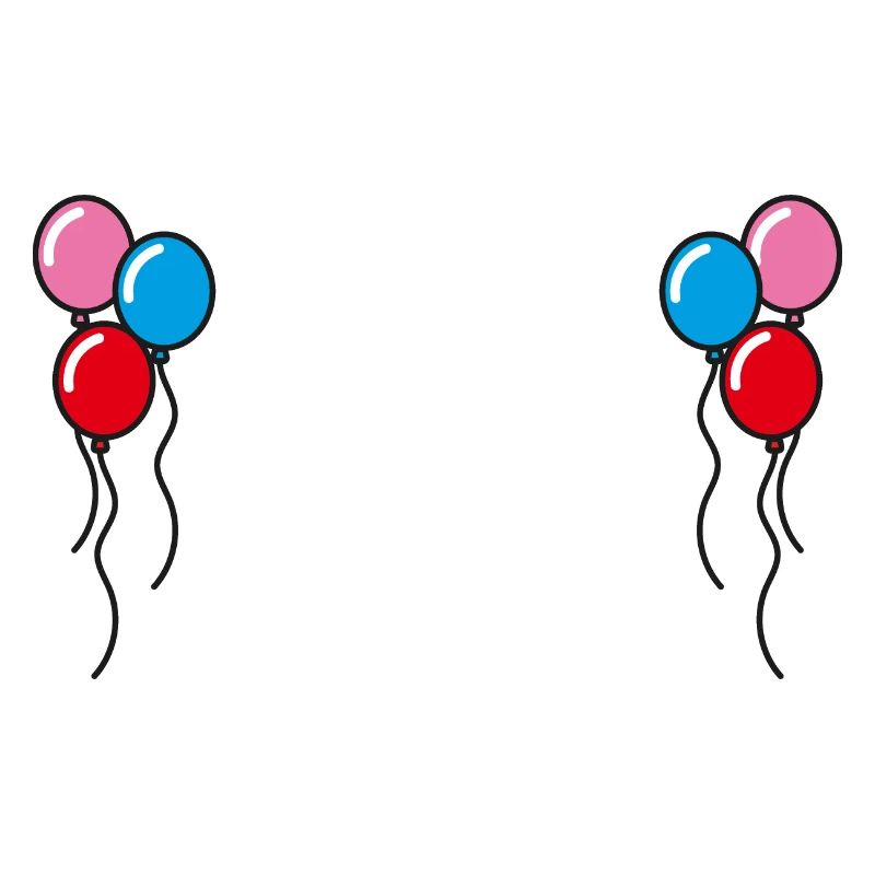 Luftballons Geschenkidee