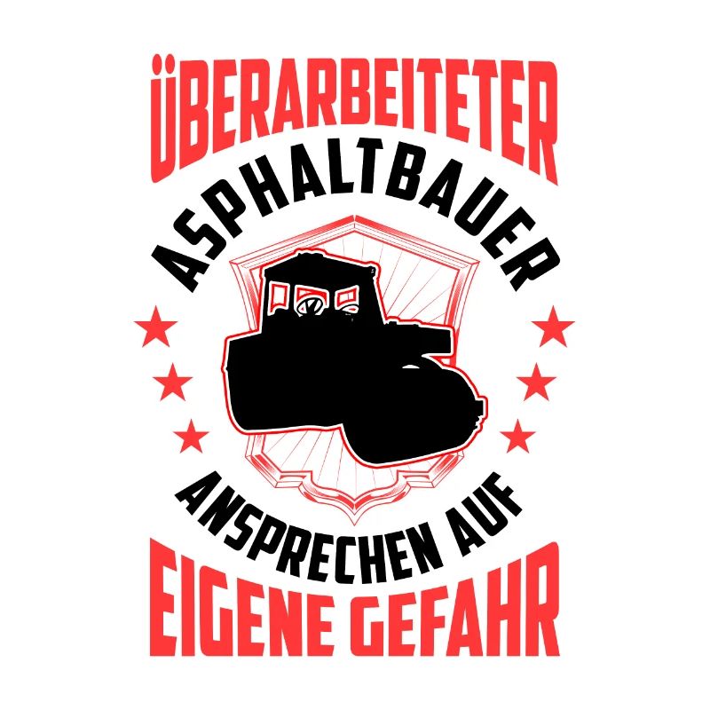 Überarbeiteter Asphaltbauer Asphaltierer
